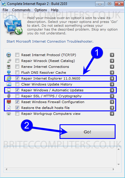 instal Complete Internet Repair 9.1.3.6335