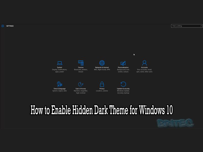 How To Enable Hidden File Explorer Dark Theme In Windows 1918