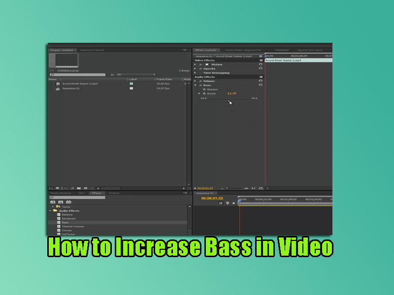 How to Increase Bass in Video