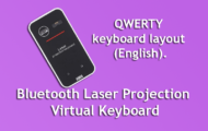Awesome Laser Projection Virtual Keyboard