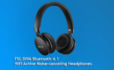 FIIL DIVA Bluetooth 4.1 HiFi Active Noise-canceling Headphones - BLACK