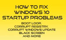 How to Fix Windows 10 Startup Problem