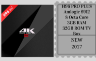 H96 PRO PLUS Amlogic S912 Octa Core 3GB RAM 32GB ROM TV Box