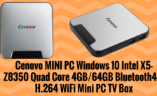 Cenovo MINI PC Windows 10 Intel X5 Z8350 Quad Core
