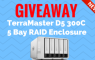 Giveaway - TerraMaster D5 300C 5 Bay RAID Enclosure