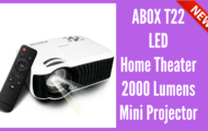 ABOX T22 LED Home Theater 2000 Lumens Mini Projector