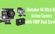 Bomaker 4K Ultra HD Action Camera with 14MP Dual Screen