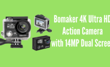 Bomaker 4K Ultra HD Action Camera with 14MP Dual Screen