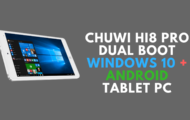Chuwi Hi8 Pro Dual Boot WINDOWS 10 + ANDROID Tablet PC