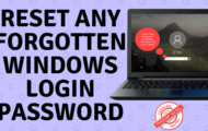 Reset Any Windows Login Password
