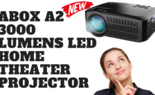 ABOX A2 3000 Lumens LED Home Theater Projector