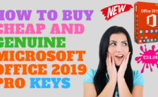 How To Buy CHEAP and GENUINE Microsoft Office 2019 Professional Keys