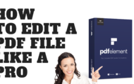 How to Edit A PDF File Like A Pro