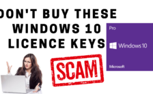 Don't Buy These Windows 10 Licence Keys