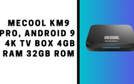 MECOOL KM9 Pro, Android 9.0 4K TV Box 4GB RAM 32GB ROM