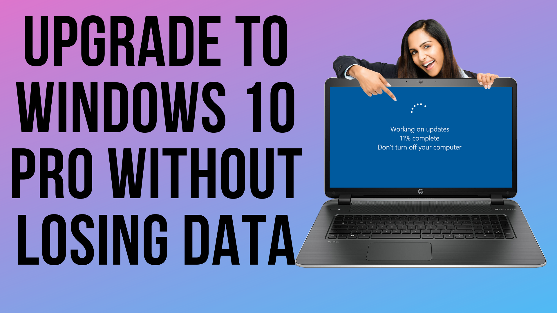 upgrade to windows 10 without losing data