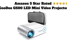 Amazon 5 Star Rated GooDee G500 LED Mini Video Projector