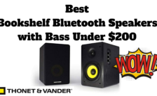 Best Bookshelf Bluetooth Speakers with Bass Under $200