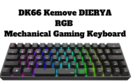 DK66 Kemove DIERYA Wired_Wireless RGB Mechanical Gaming Keyboard