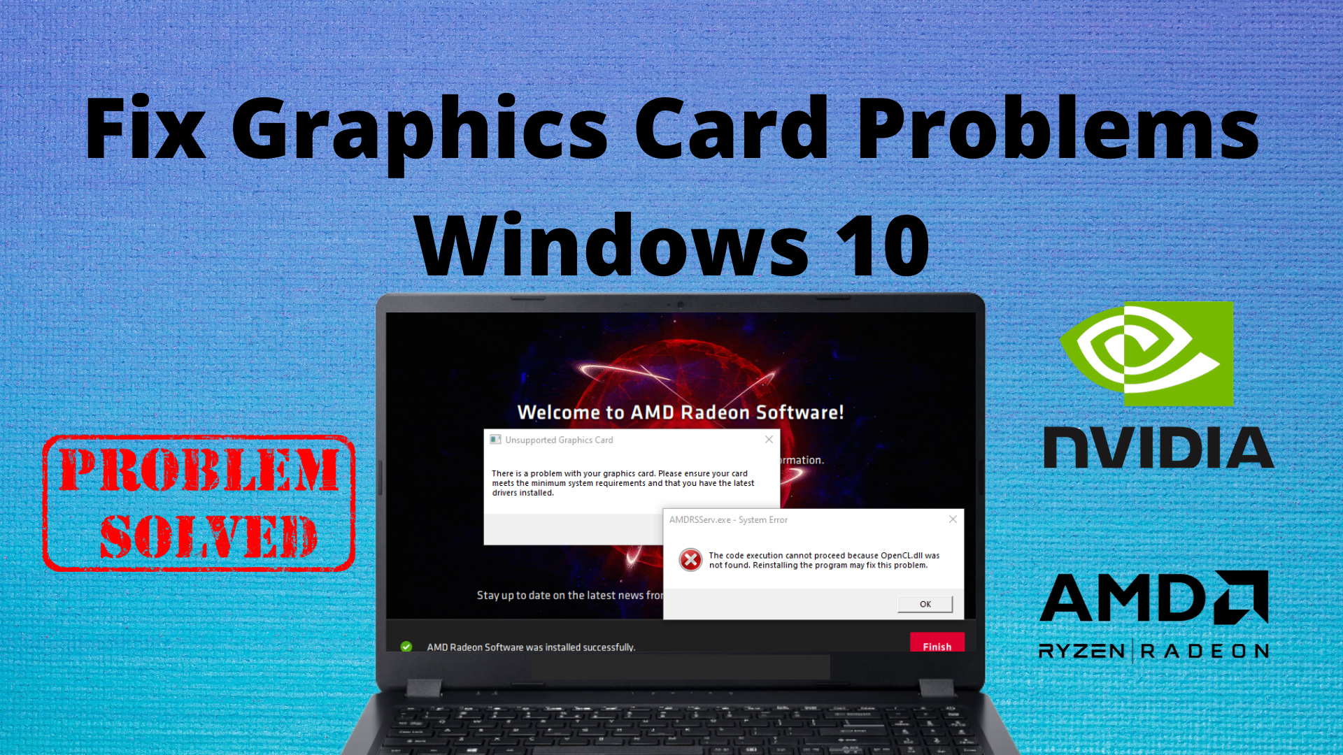 How to Fix Graphics Card Problems Windows 10