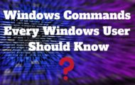 Windows Commands Every Windows User Should Know