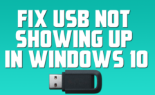 Fix USB Not Showing up in Windows 10