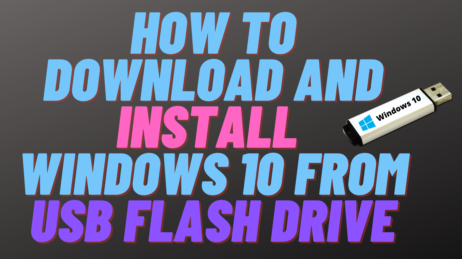 windows 10 usb installer download