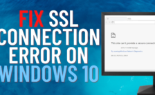 Fix SSL Connection Error on Windows 10