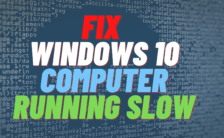 Fix Computer Running Slow