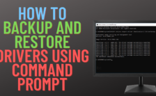 How to Backup And Restore Drivers Using Command Prompt