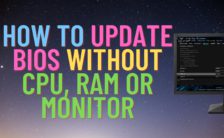 how to update bios without cpu