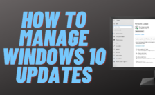 How to Manage Windows 10 Updates