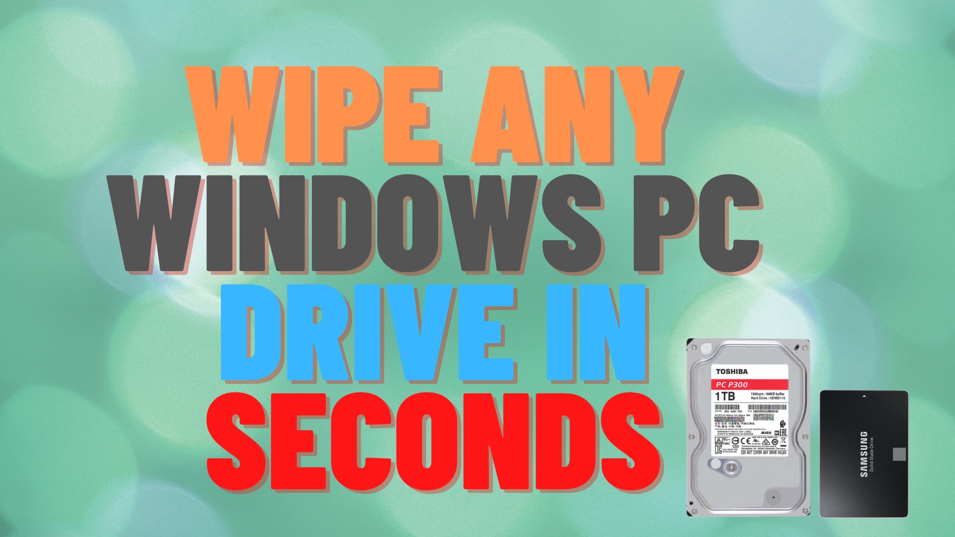 how to wipe a laptop hard drive