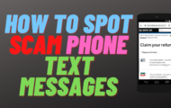 How to Spot Scam Phone Text Messages