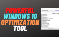 Powerful Windows 10 Optimization Tool