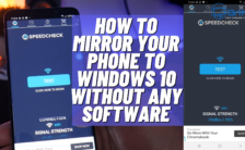 Mirror phone to pc