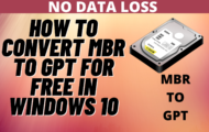 Convert BIOS / MBR to UEFI / GPT without reformatting - MBR2GPT tool | Prepare for Windows 11