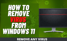 How to remove any virus from windows
