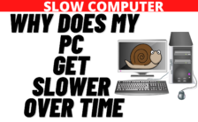 why is my pc slow