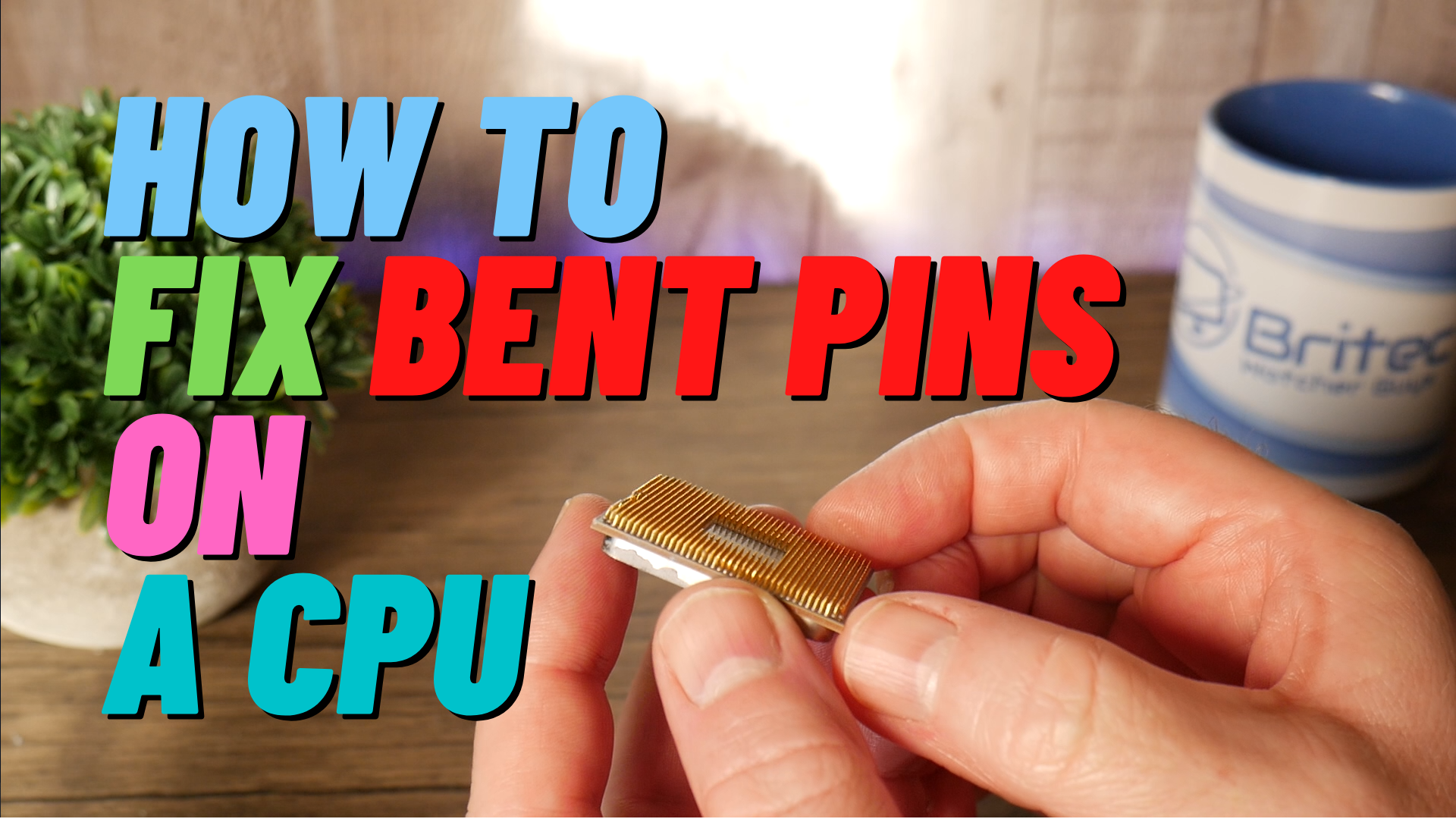 how to fix cpu pins