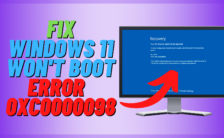 fix windows 11 bsod