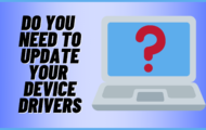 How to update device drivers