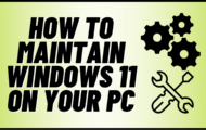 Optimize Windows 11