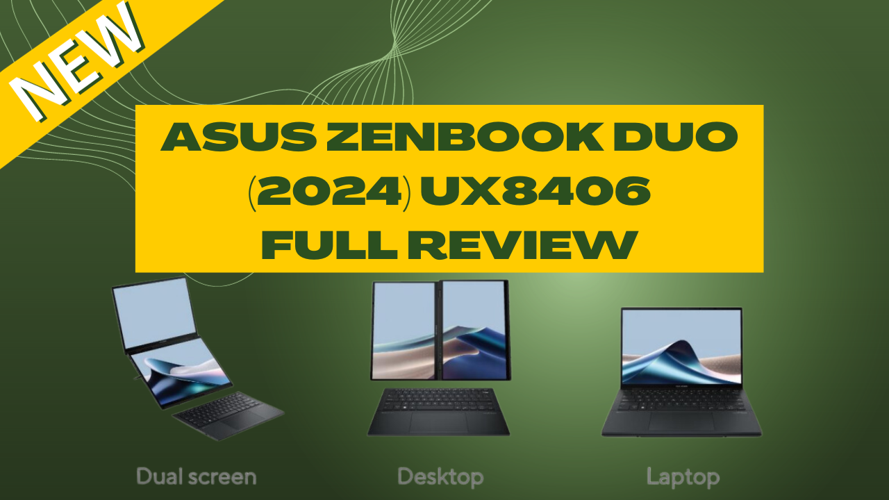 The ASUS Zenbook DUO UX8406 has dual 14 OLED screens